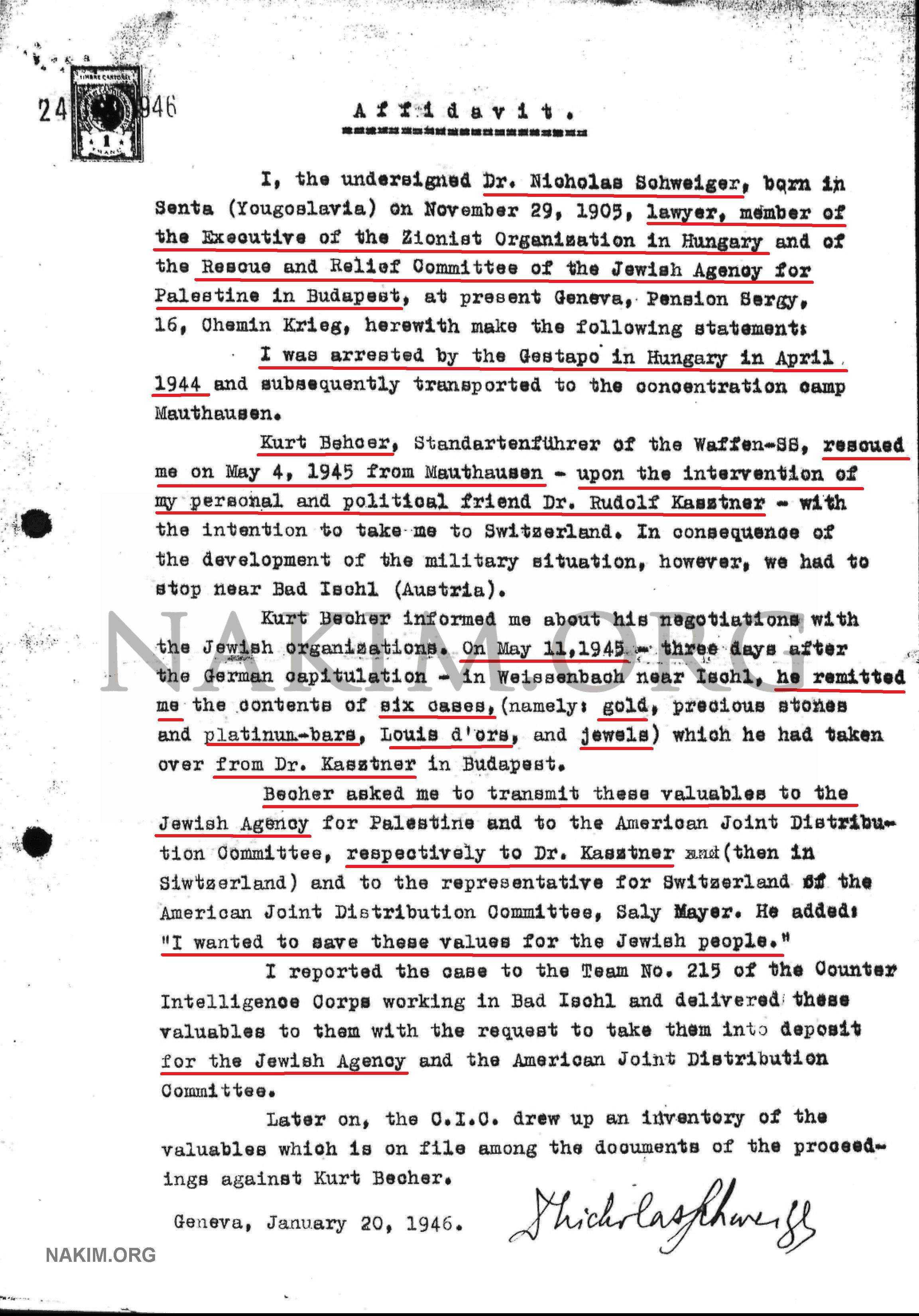 NY_AR45-54_00138_01119 AFFIDAVIT SHWEIGER AND KASTNER ON KURT BECHER 1AWMlow.jpg